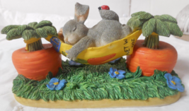 Fitz and Floyd Charming Tails #89/617 Mid-Day Snooze Figurine 2 3/8&quot; T L... - £15.56 GBP