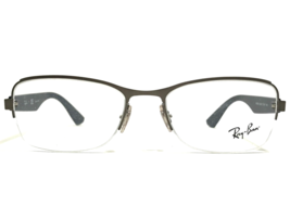 Ray-Ban Eyeglasses Frames RB6309 2620 Matte Navy Blue Gray Half Rim 52-1... - $59.39