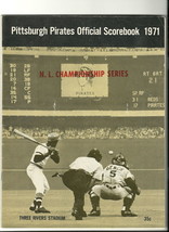 1971 NLCS Game program Giants @ Pirates NL Championship - $847.38