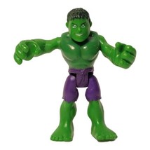 IMAGINEXT HULK Hasbro 2010 Marvel Super Heroes Playskool 3&quot; Action Figur... - $10.88