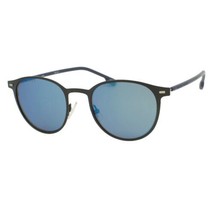 Hugo Boss 1008/S 0VK XT Matte Black Navy Men&#39;s Mirror Sunglasses 51-21-145 WCase - £44.26 GBP