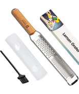 Citrus Lemon Zester &amp; Cheese Grater (Razor-Sharp Stainless Steel Blade &amp;... - $267.27 MXN
