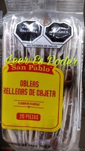 SAN PABLO OBLEAS DE CAJETA / GOAT MILK CANDY - 20 PIEZAS - ENVIO GRATIS - $12.59