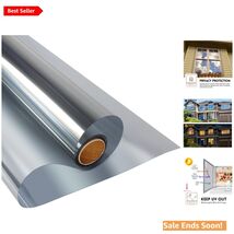 Static Cling Window Tint - Elegant One Way Privacy Film for Windows 17.5... - $21.73