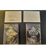 Platinum and Gold Reserve #108/1000 Mana Playing Cards - Rare Signed Set - $135.38 CAD