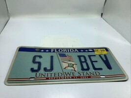 FLORIDA UNITED WE STAND September 11 License Plate 9/11/2001 9-11 Vanity... - $27.40 CAD