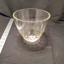 Vera Wang FTD Glass Flower Bowl Vase 5&quot; tall, 5&quot; opening - £6.70 GBP