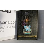 Hard Rock Cafe Collector Pin Back Butterfly Guitar 2017 Atlantic City NJ - €8,48 EUR
