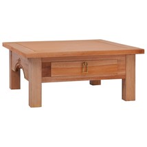 Coffee Table 68x68x30 cm Solid Mahogany Wood - £65.93 GBP