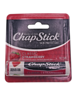 ChapStick Classic Strawberry Flavor Skin Protectant Lip Balm 0.15 oz Moi... - $133.08 MXN