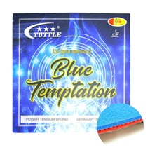 ITTF  Tuttle Blue Temptation LV Germany Cake Sponge 40+ Table Tennis rubber, pin - £90.30 GBP