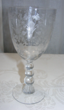 Vintage Duncan &amp; Miller First Love Water Glass Goblet - $368.72 MXN