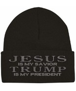 Jesus is my Savior Trump is my President Winter Hat V3 Trump 2025 Hat Tr... - $30.14 CAD