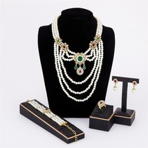 Wedding pearl jewelry set for women fashion jewelry set pearl jewelry set thumb200