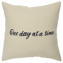 Black Taupe Canvas One Day Throw Pillow - £54.58 GBP