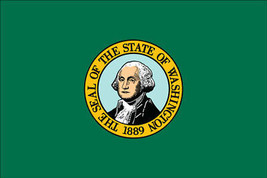 Washington State 10&#39; x 15&#39; Polyester Flag - £194.62 GBP