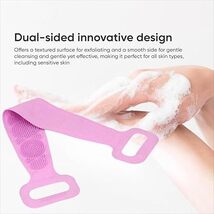 ANTIL&#39;S Silicone Body Back Scrubber, Double-Sided Exfoliating Bath Brush |  - $237.85 MXN