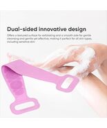 ANTIL'S Silicone Body Back Scrubber DoubleSided Exfoliating Bath Brush F... - $12.99