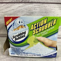 Scrubbing Bubbles Action Scrubber Starter Kit Handle Tub 4 Pads New Open... - $19.79