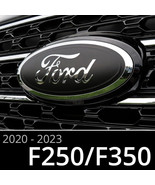 2017-2025 Ford F250/F350 Emblem Overlay Insert Decals - Matte Black (Set... - £19.65 GBP+