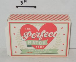 2015 Professor Puzzle The Perfect Match Game Board Game Valentines - $9.85
