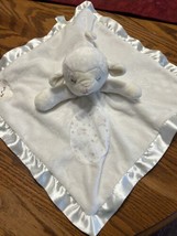 Douglas Baby Lovey Lamb Cuddle Soft Plush Satin Cream Security Blanket 1... - $17.77