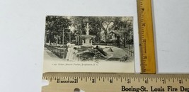 Antique 1900s RPPC POSTCARD Soldiers Memorial Fountain POUGHKEEPSIE NY B4 - $6.75