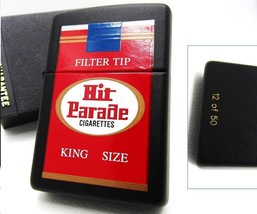 Hit Parade Tbacco Cigarette 12/50 Zippo 1998 MIB Rare - £109.30 GBP