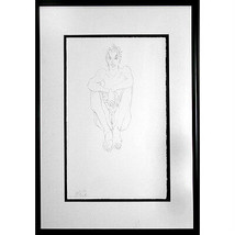 Untitled (Seated Nude) By Robert Graham 1994 Signed Lithograph 15&quot;x11&quot; - $1,611.15