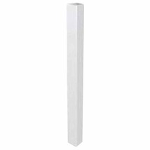 4 In. X 4 In. X 39 In. White Traditional Fence Post Jacket - £13.46 GBP