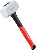 Rubber Mallet 16 Oz. Low Recoil Rubber Hammer with Solid Head &amp; Soft- - $62.37 CAD