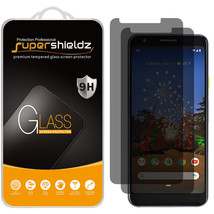 2X (Privacy) Tempered Glass Screen Protector For Google Pixel 3A Xl - £17.57 GBP