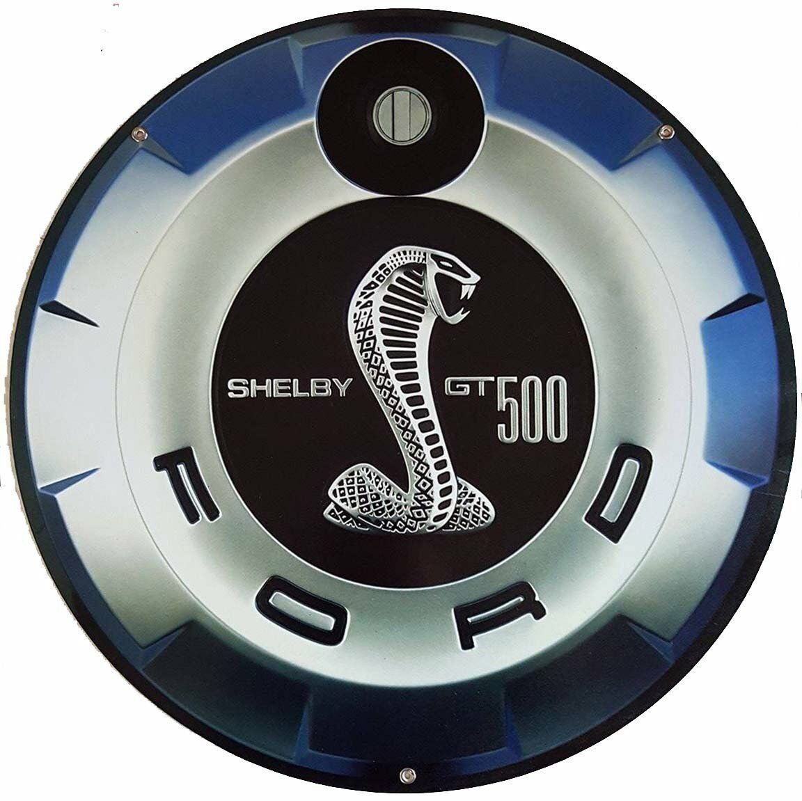 Shelby Gt 500 22" Round Gas Cap Metal Sign - $98.00