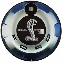 Shelby Gt 500 22&quot; Round Gas Cap Metal Sign - £78.15 GBP