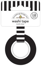 Doodlebug Washi Tape 15mmx12yd Tuxedo Stripe - £6.45 GBP