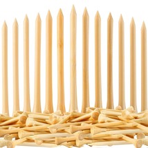 JYWYBF 110 Pcs Bamboo Golf Tees 3 1/4 Inch, Friendly Biodegradable, Long and Tal - £10.69 GBP