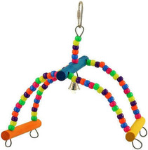 Zoo Max Rock And Roll Bird Toy - Swinging Perch with Bell for Small Birds - $9.85+