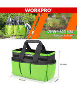 WORKPRO 13 in Gardening Tote Bag Garden Tool Bag Storage Bag Hand Tool O... - £28.31 GBP