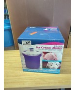 Rival Model 8420 TP 4 Quart Electric Ice Cream Yogurt Maker Purple Made ... - $54.44