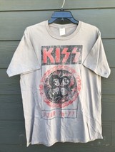 Vintage 1994 USA Kiss Rock And Roll Over Ringer Band T-Shirt Sz L Tour 1... - £30.29 GBP