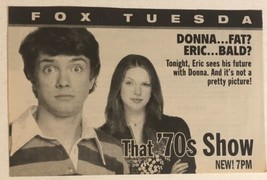 That 70’s Show TV Guide Print Ad Topher Grace Laura Prepon TPA6 - £4.66 GBP