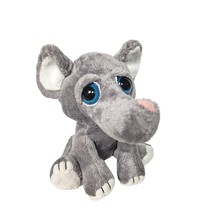 The Petting Zoo Gray Elephant Baby Eyes Plush Stuffed Animal 1994 7.5&quot; - £21.56 GBP