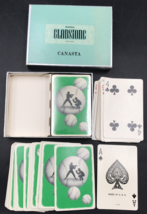 40s Russell Gladstone Canasta Baseball Batter &amp; Catcher Playing Cards Set 2 Deck - £14.65 GBP