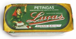 Luças - Canned Petingas (small sardines) in Olive Oil - 5 tins x 120 gr - £31.41 GBP