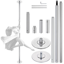 11 FT Spinning Static Dancing Pole Kit with Extensions Fitness Dance Exe... - £169.84 GBP