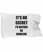Bowling Pillowcase Sport Fan Lover Funny Gift Idea for Bed Set Standard Size 20x - £17.13 GBP
