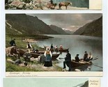 3 Norway Undivided Back Postcards Nordfjord, Sogn and Hardanger.  - £13.99 GBP