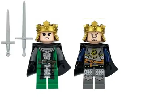 King Castle Knight soldier Minifigure Set E Gift US Warehouse - $10.00