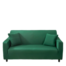Anyhouz 4 Seater Sofa Cover Plain Green Style and Protection For Living Room Sof - £50.11 GBP