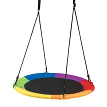 40 Inch Flying Saucer Tree Swing Outdoor Play for Kids - £69.09 GBP